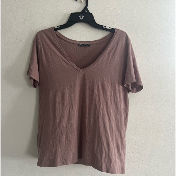 Zara purple basic top - Picture 1 of 3